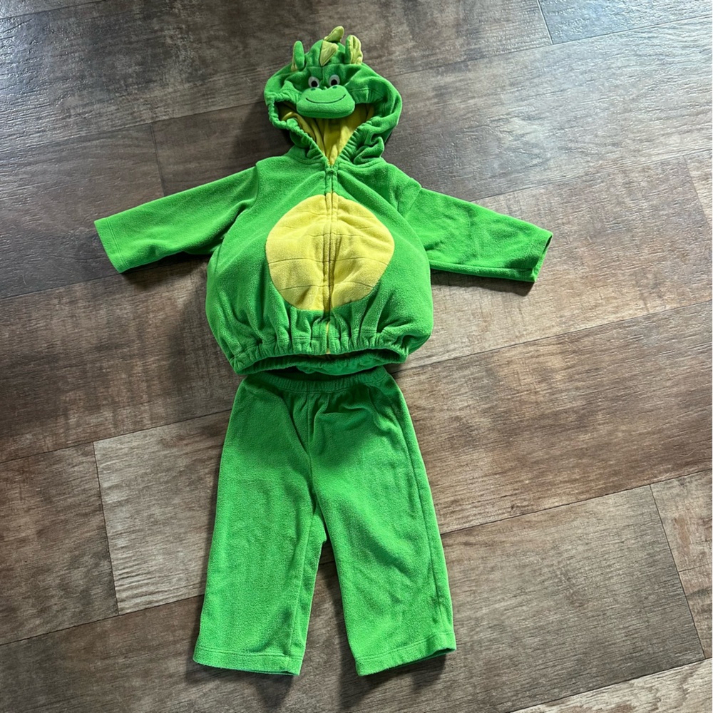 Carter’s Dinosaur fleece costume with pants 12 month